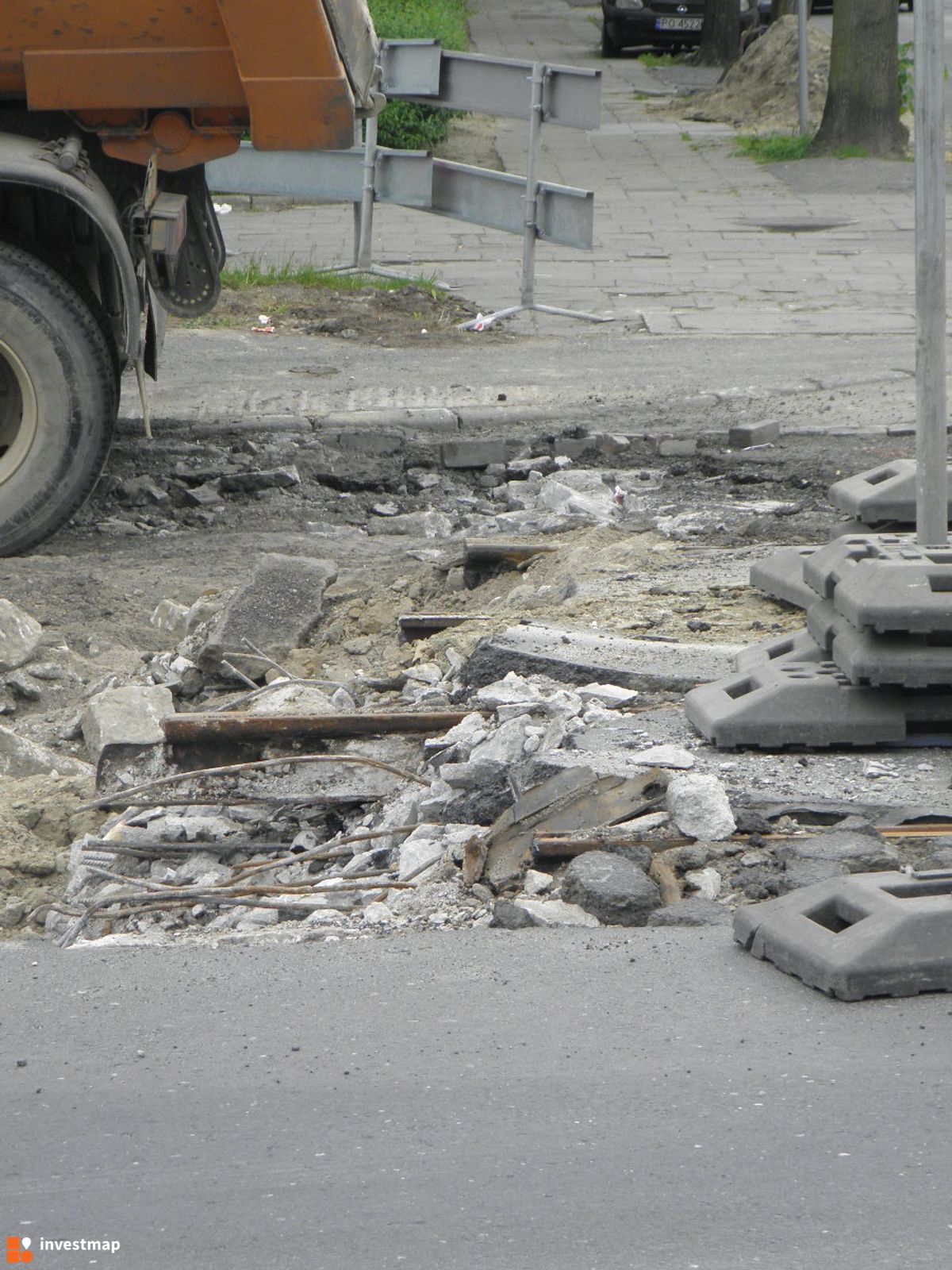 Zdjęcie [Poznań] Ul. Dąbrowskiego (remont odcinka śródmiejskiego) + rynek Jeżycki fot. PieEetrek 