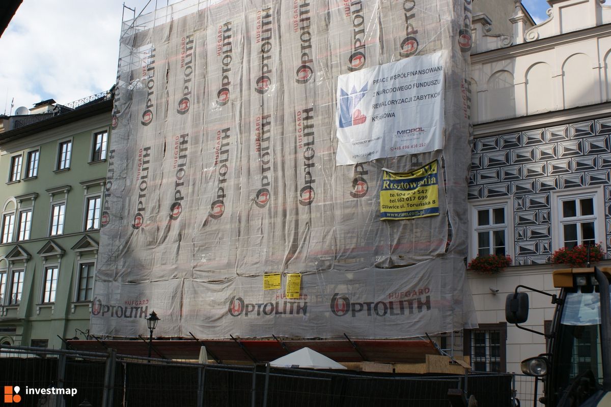 Zdjęcie [Kraków] Remont Kamienicy, Plac Mariacki 3 fot. Damian Daraż 
