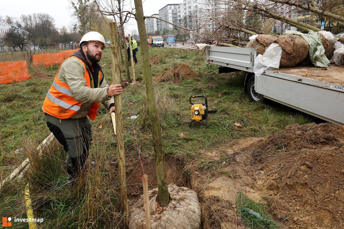 Zdjęcie Linia tramwajowa na Wilanów fot. Orzech 