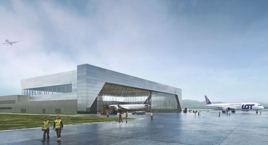 Obok lotniska Rzeszów-Jasionka wystartowała budowa najnowocześniejszej bazy obsługi technicznej w Polsce [WIZUALIZACJE]