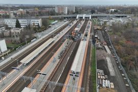 PKP PLK modernizują stację kolejową Warszawa Gdańska [FILM]