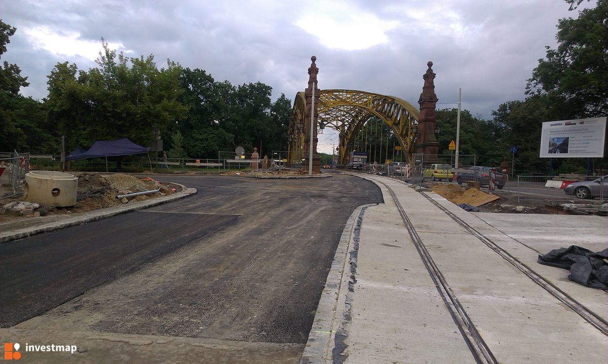 Zdjęcie [Wrocław] Przebudowa ciągu ulic Curie-Skłodowskiej - Wróblewskiego - Wystawowa - Mickiewicza fot. Jan Augustynowski