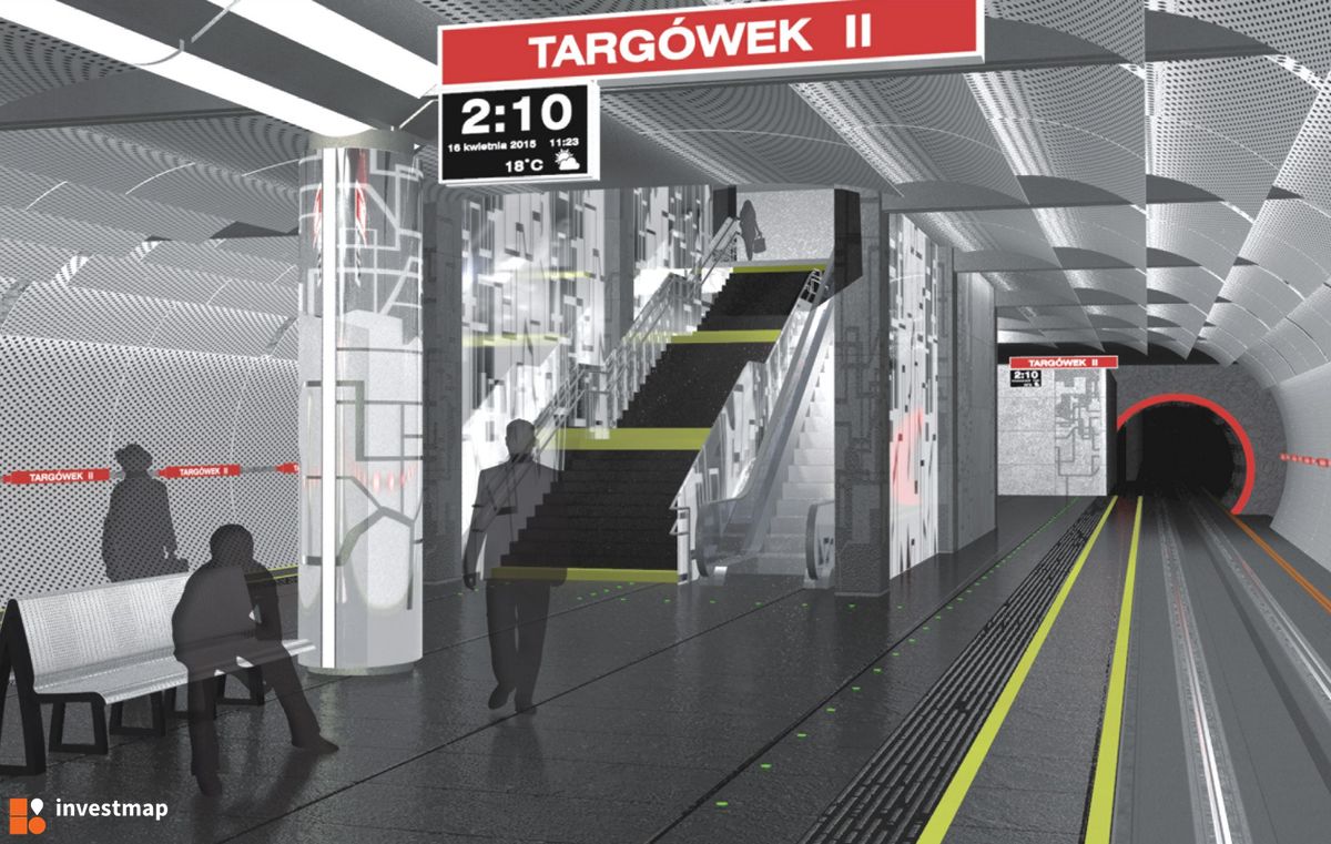 Wizualizacja II linia metra (M2) dodał Jan Hawełko 