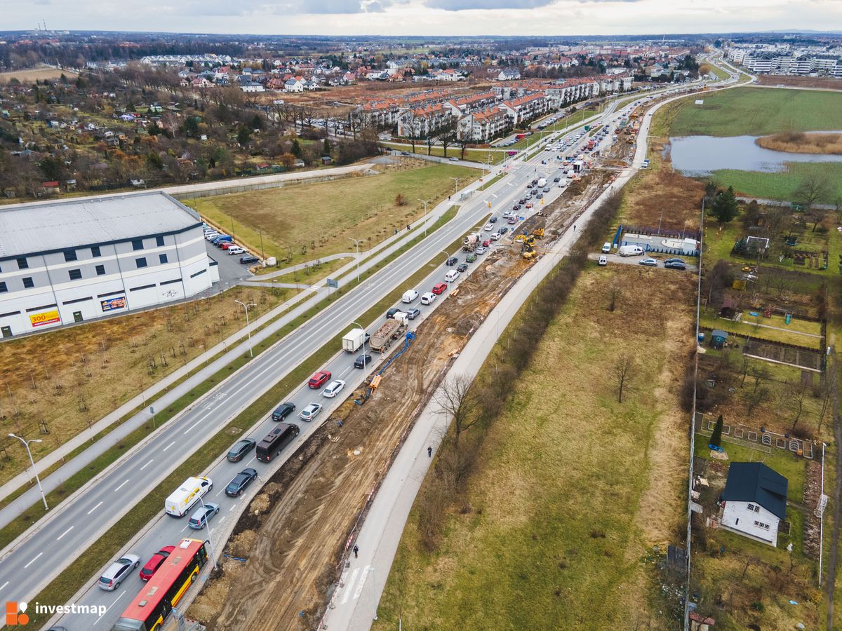 Zdjęcie Trasa tramwajowa na Jagodno fot. Jakub Zazula 