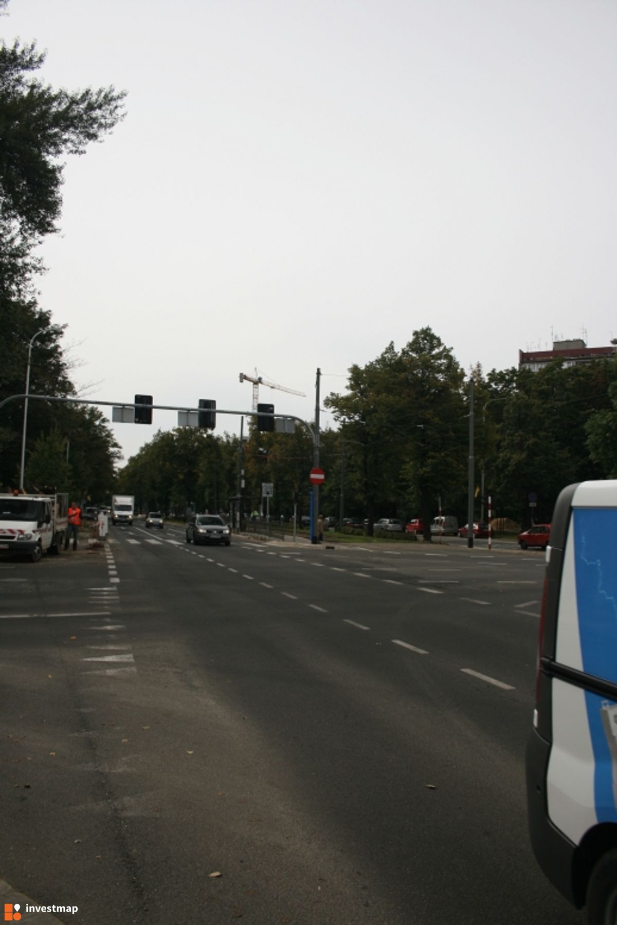 Zdjęcie [Wrocław-Krzyki] Przebudowa układu drogowego wokół Sky Tower fot. Xyz 