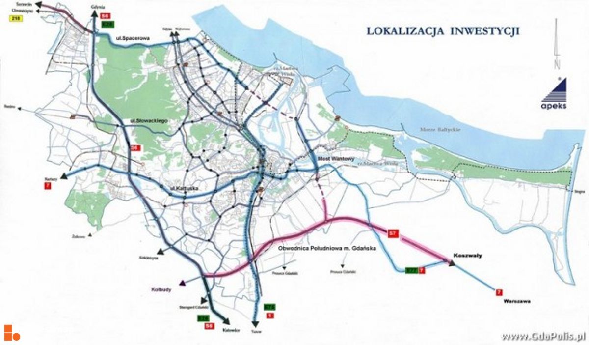 Wizualizacja [Gdańsk] Południowa Obwodnica Gdańska dodał MatKoz 