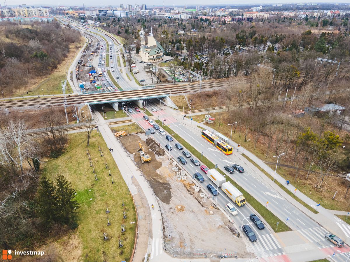 Zdjęcie Trasa tramwajowa na Jagodno fot. Jakub Zazula 