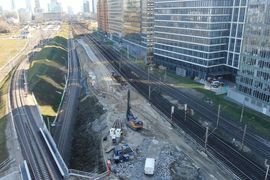 Warszawa Zachodnia – kolejny etap pracy przy budowie łącznika średnicy z linią dalekobieżną [ZDJĘCIA] 