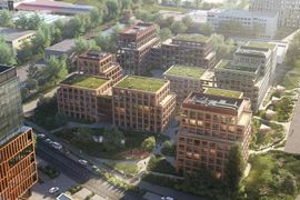 Nowa koncepcja dużej inwestycji mieszkaniowej w centrum Łodzi [WIZUALIZACJE]