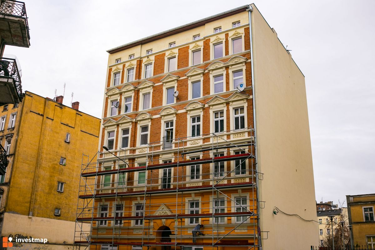 Zdjęcie [Wrocław] Remont kamienicy przy Jagiellończyka 36 