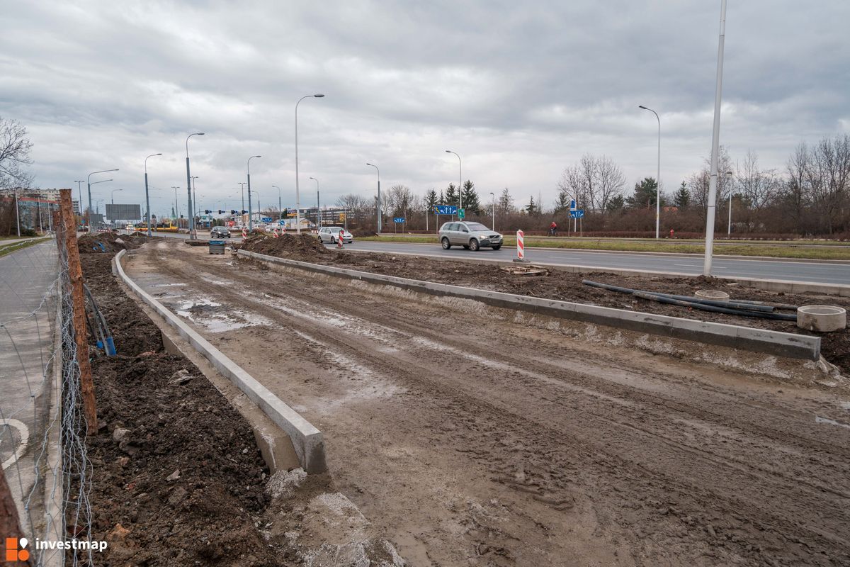 Zdjęcie Trasa tramwajowa na Jagodno fot. Jakub Zazula 