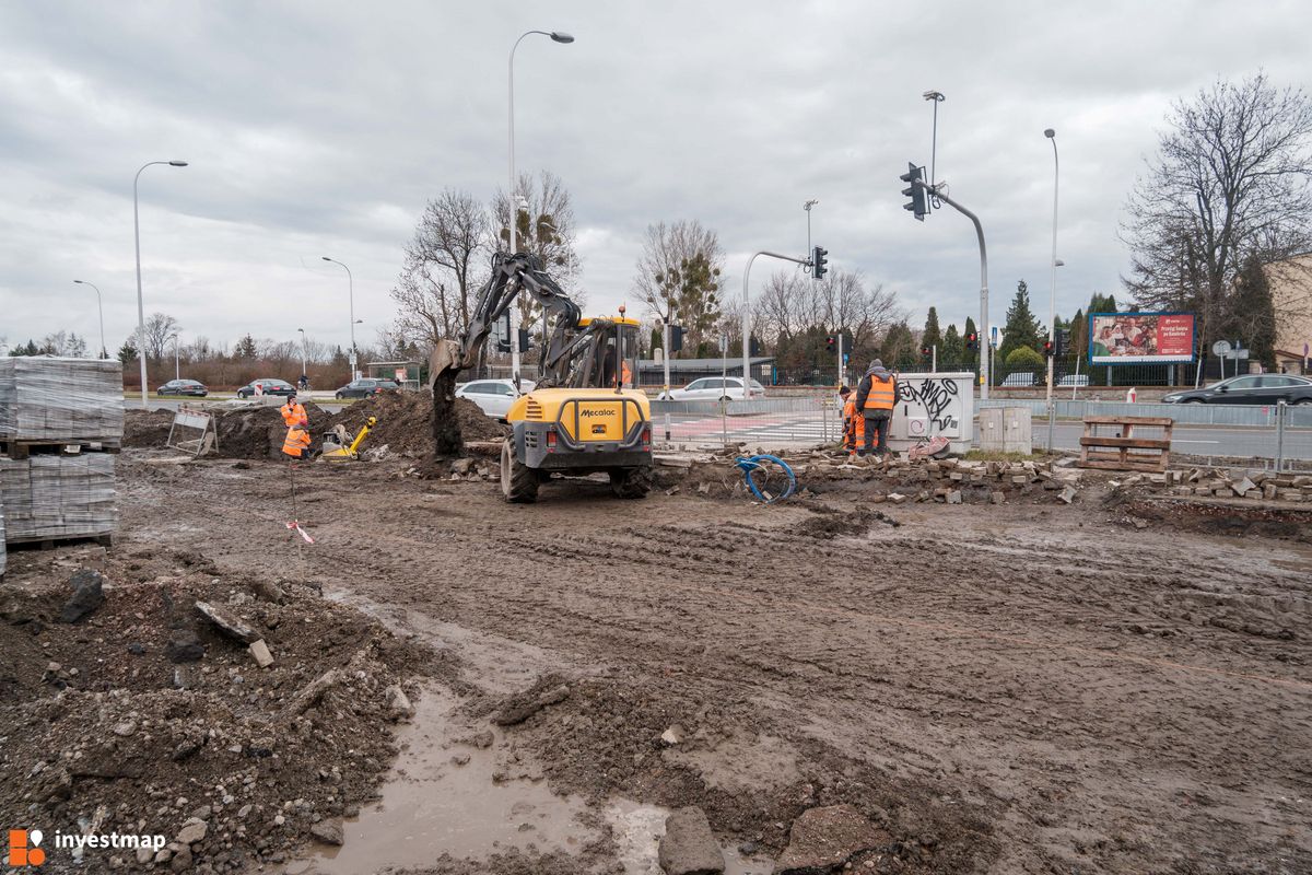 Zdjęcie Trasa tramwajowa na Jagodno fot. Jakub Zazula 