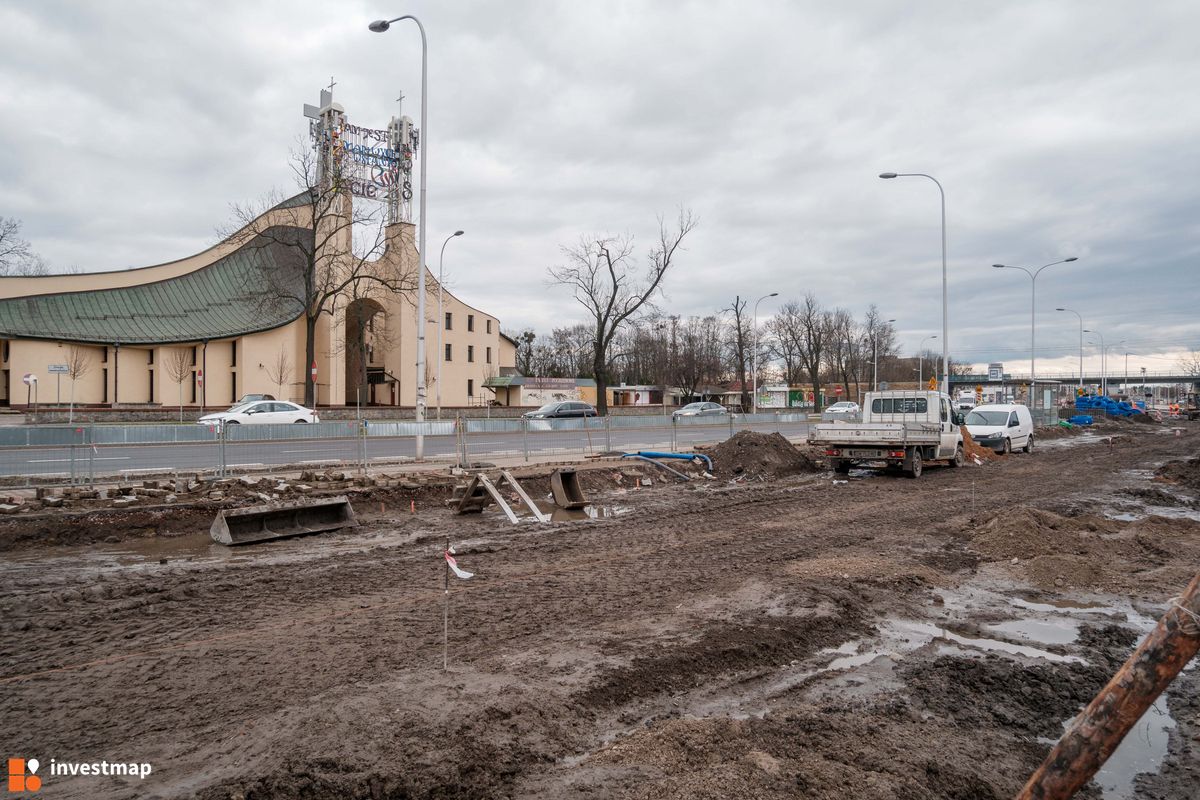 Zdjęcie Trasa tramwajowa na Jagodno fot. Jakub Zazula 