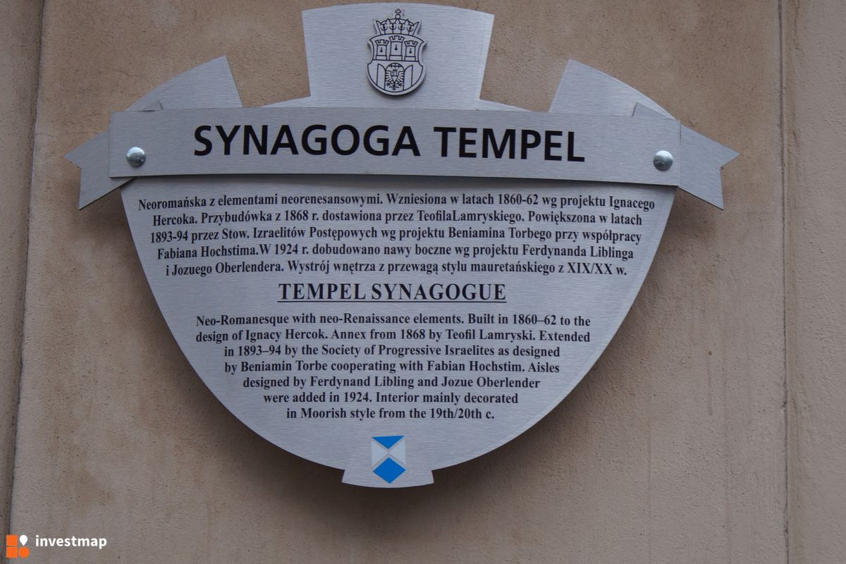 Zdjęcie Synagoga Tempel fot. Damian Daraż 