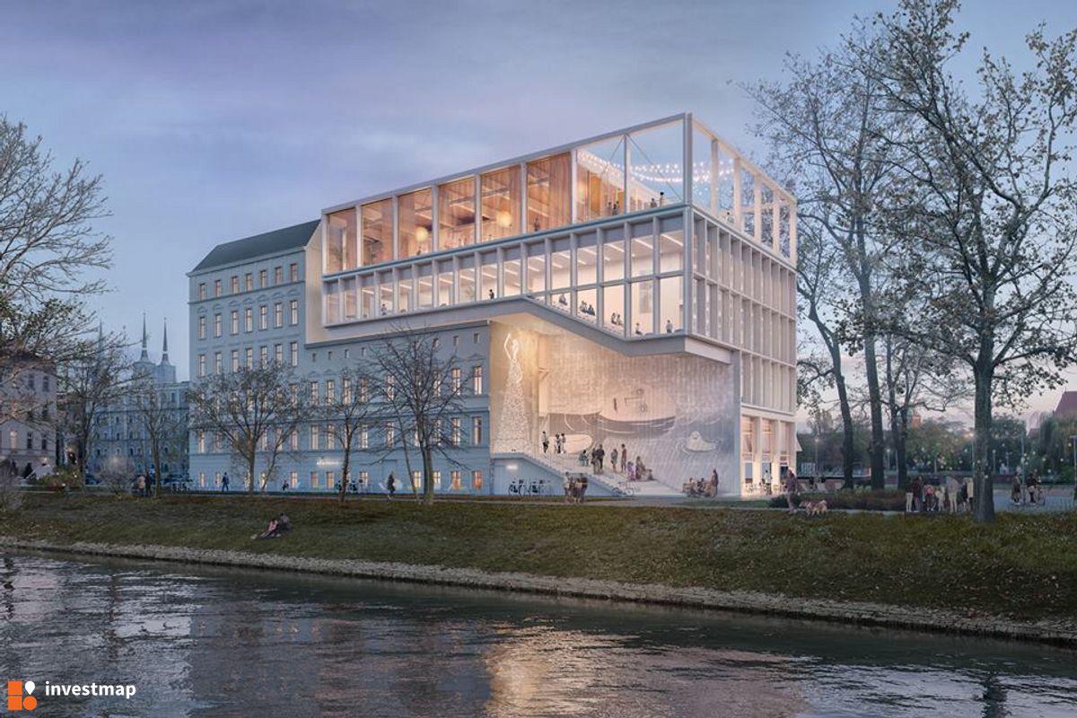 Wizualizacja [Wrocław] Concordia Hub (kamienica na Wyspie Słodowej 7/7a) dodał Mariusz Bartodziej