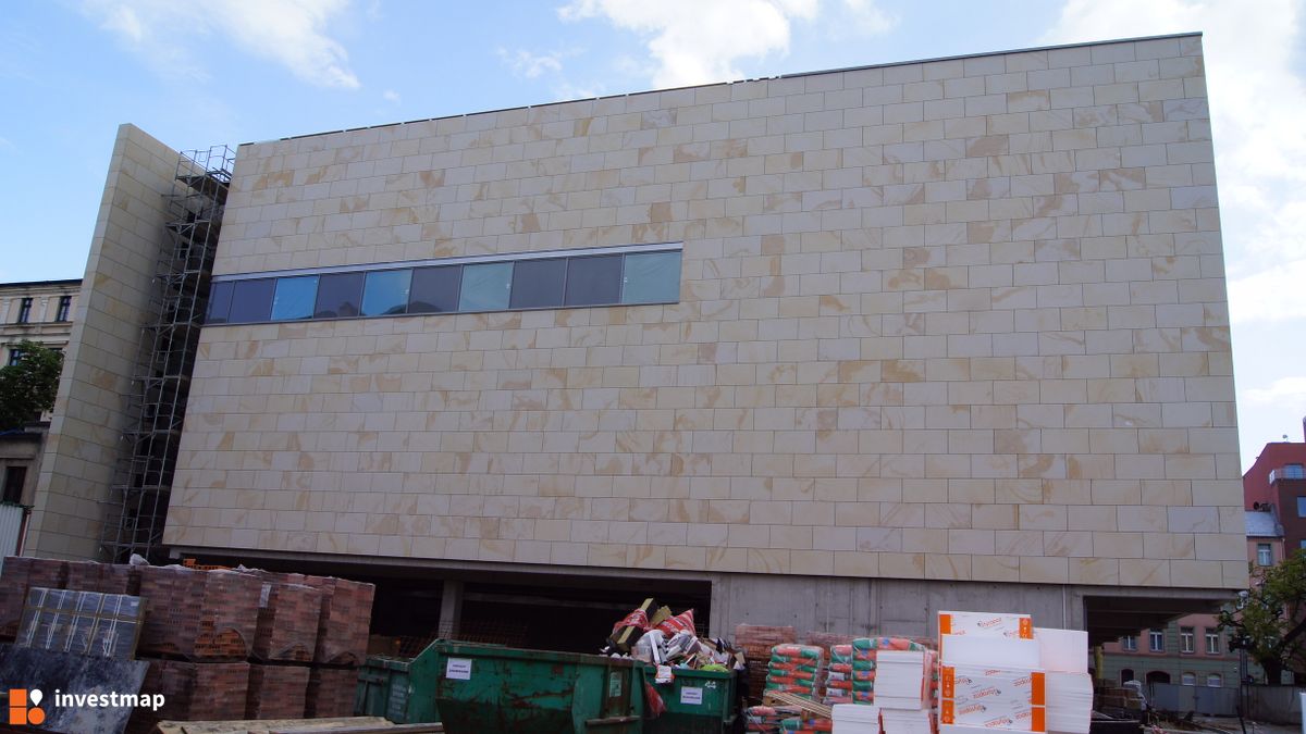 Zdjęcie [Wrocław] Budowa sali koncertowej (budynek E) i remont sal dydaktycznych (budynek D) (Akademia Muzyczna) fot. akcentoffice 