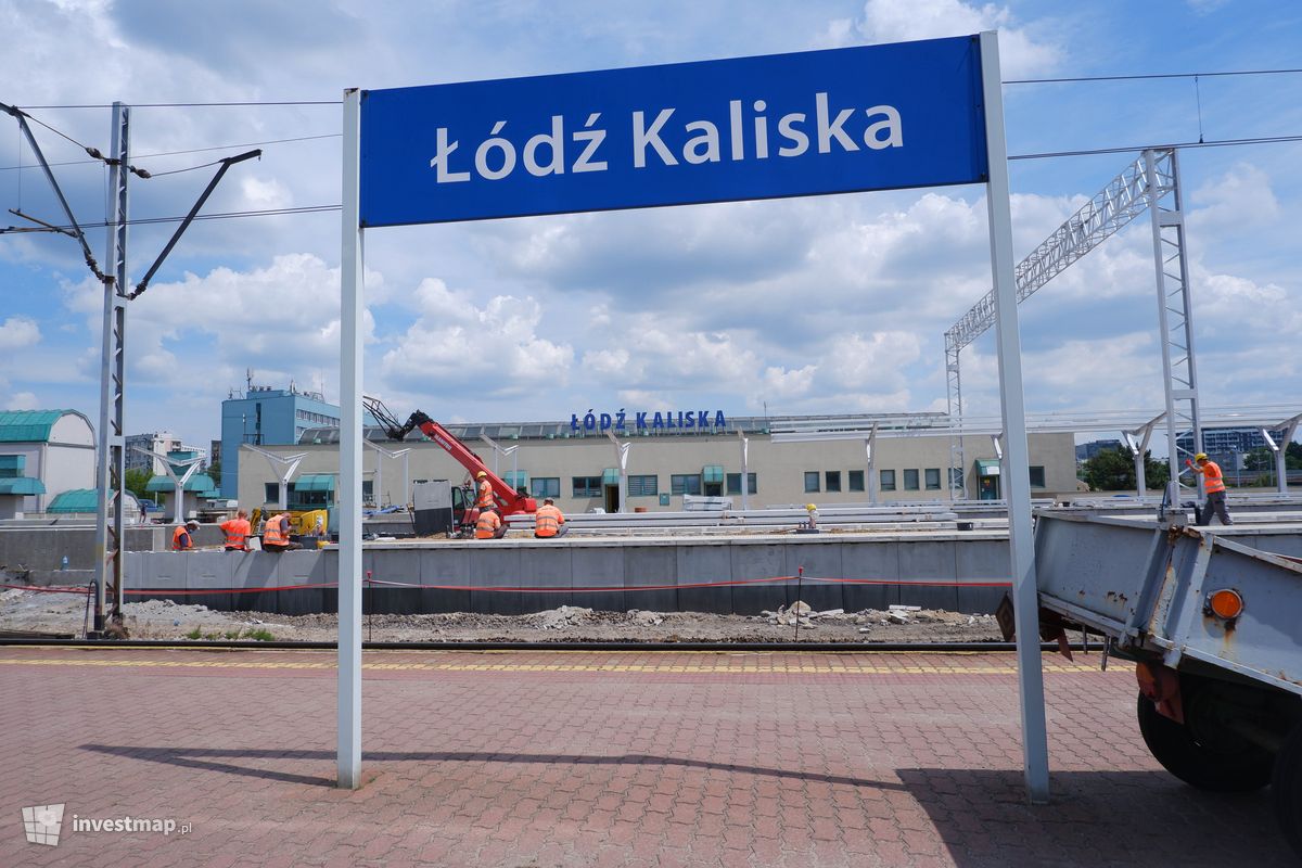 Zdjęcie Dworzec Łódź Kaliska (remont) fot. Jakub Zazula 