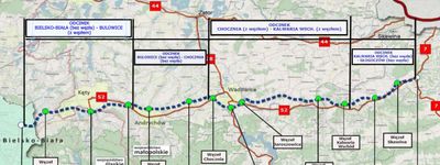 Kolejny znaczący krok ku budowie S52 Beskidzkiej Drogi Integracyjnej [MAPY]