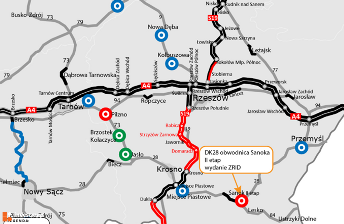 Wizualizacja II etap obwodnicy Sanoka w ciągu DK nr 28  dodał Wojciech Jenda
