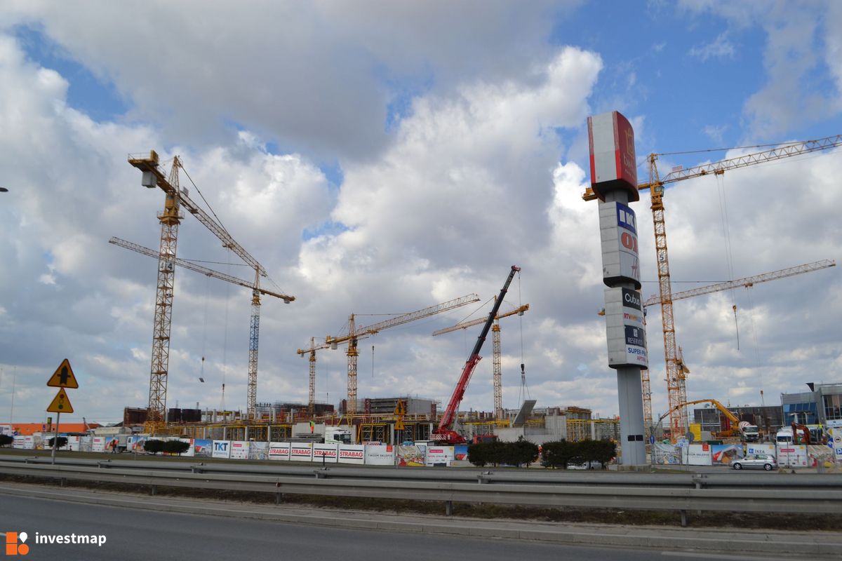 Zdjęcie Park Handlowy "Aleja Bielany" (rozbudowa) i "Ikea" fot. Jan Augustynowski