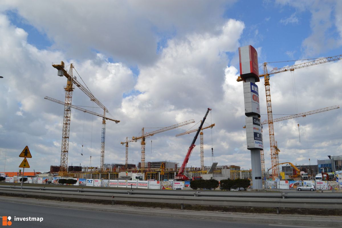 Zdjęcie [Bielany Wrocławskie] Park Handlowy "Aleja Bielany" (rozbudowa) i "Ikea" fot. Jan Augustynowski