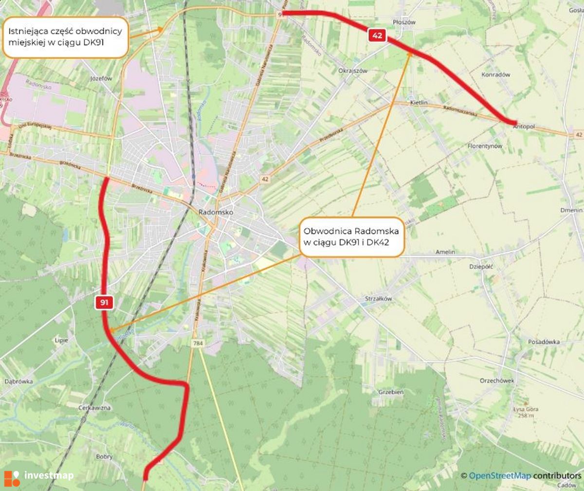 Wizualizacja Obwodnica Radomska dodał Orzech 