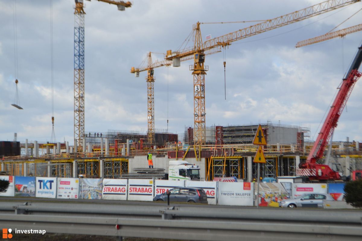 Zdjęcie Park Handlowy "Aleja Bielany" (rozbudowa) i "Ikea" fot. Jan Augustynowski