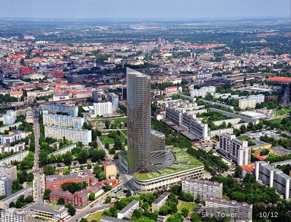 Wizualizacja Sky Tower dodał Orzech 