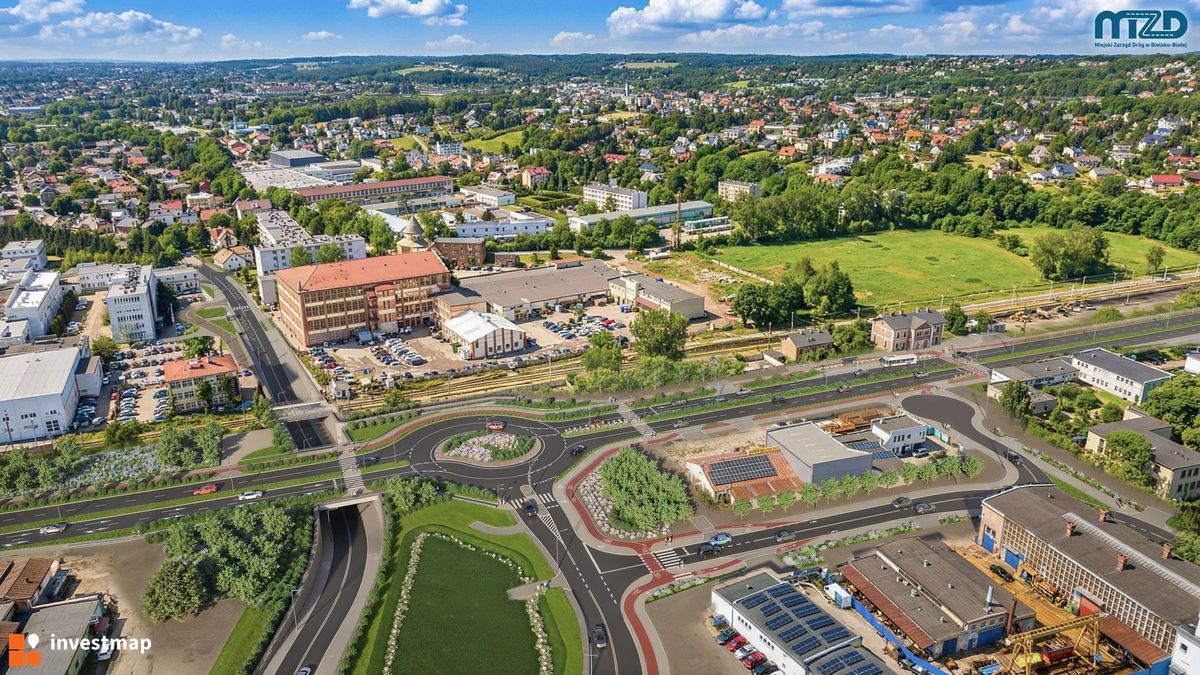 Wizualizacja Śródmiejska obwodnica Bielska‑Białej dodał Wojciech Jenda