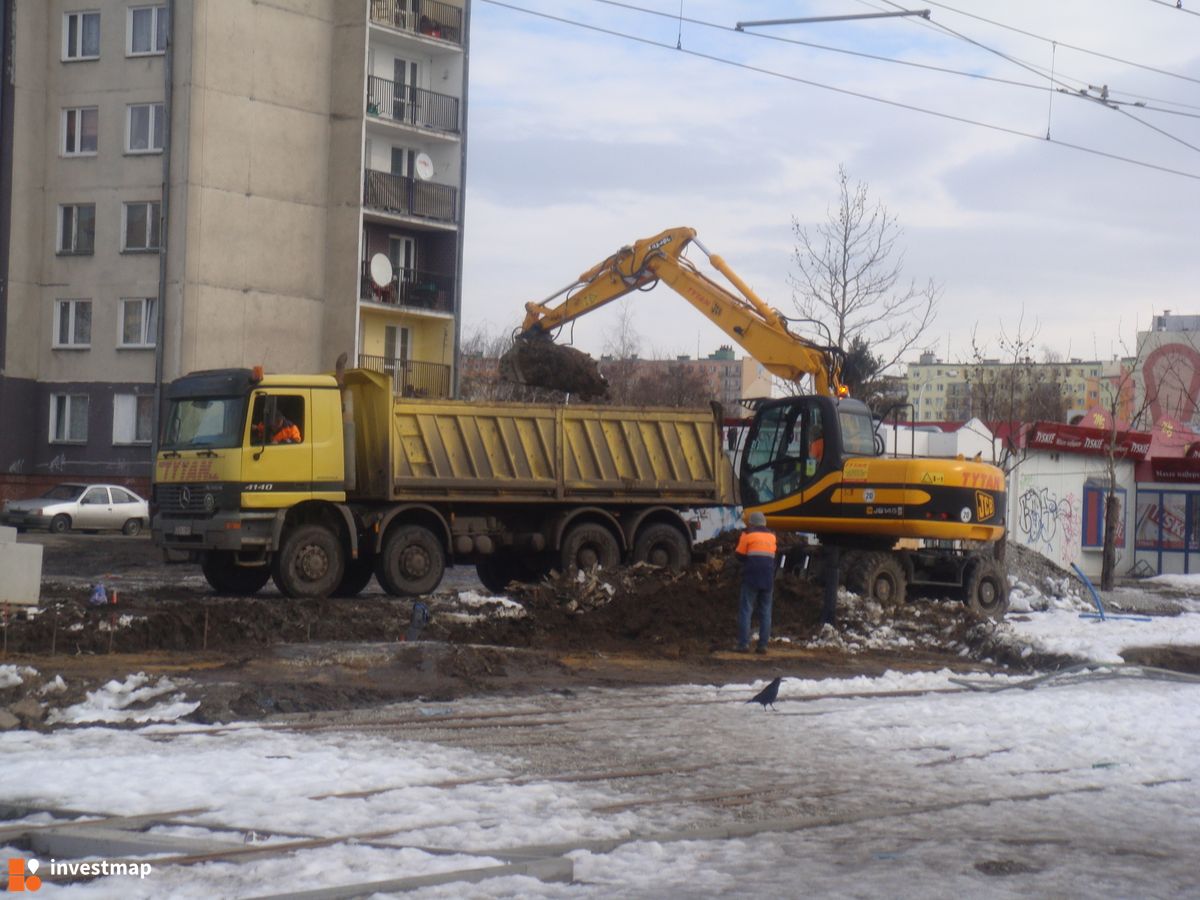 Zdjęcie [Wrocław-Krzyki] Przebudowa ul. Bardzkiej i linia tramwajowa na Gaj fot. Jan Augustynowski