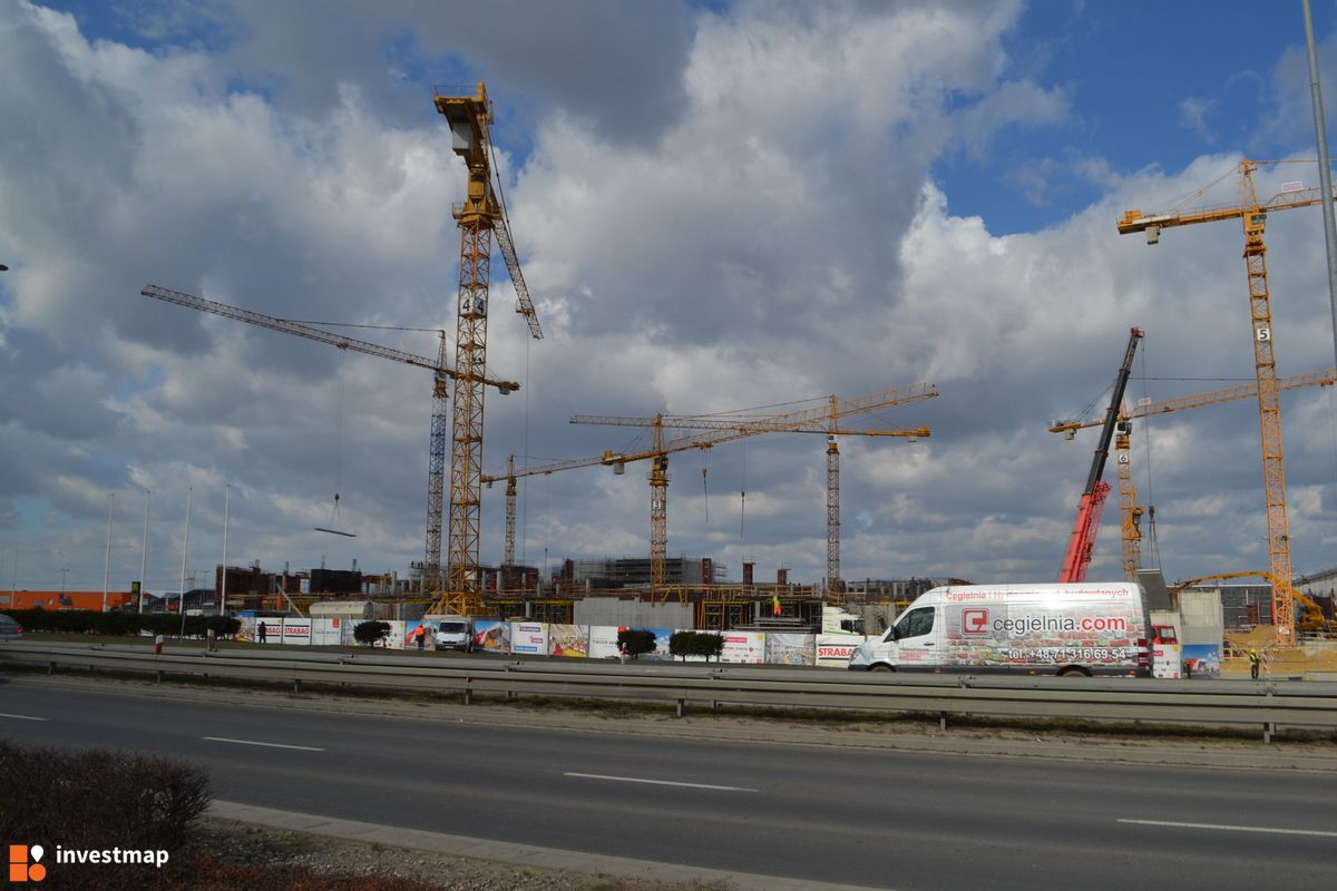 Zdjęcie Park Handlowy "Aleja Bielany" (rozbudowa) i "Ikea" fot. Jan Augustynowski