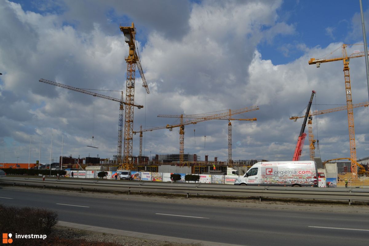 Zdjęcie [Bielany Wrocławskie] Park Handlowy "Aleja Bielany" (rozbudowa) i "Ikea" fot. Jan Augustynowski