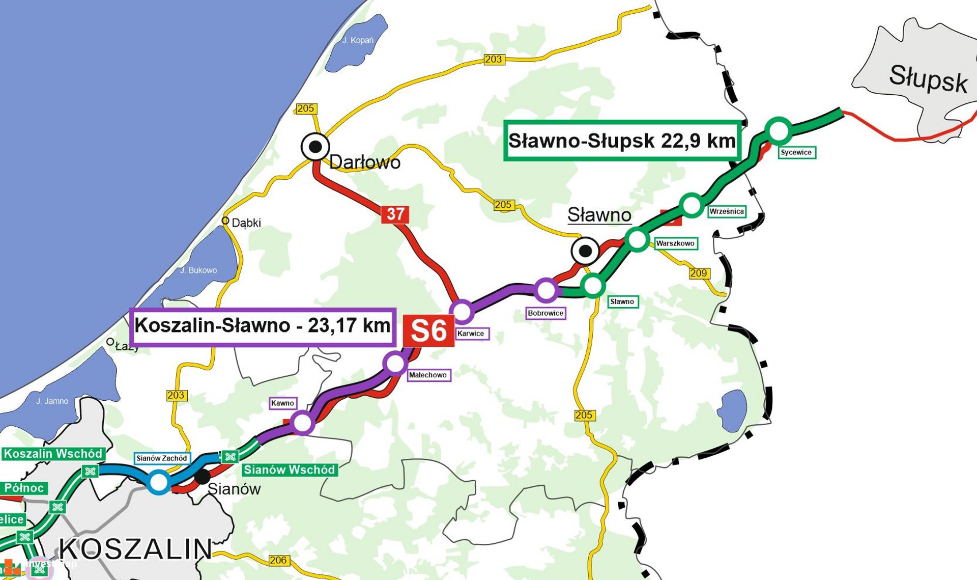 S6 Sławno – Słupsk