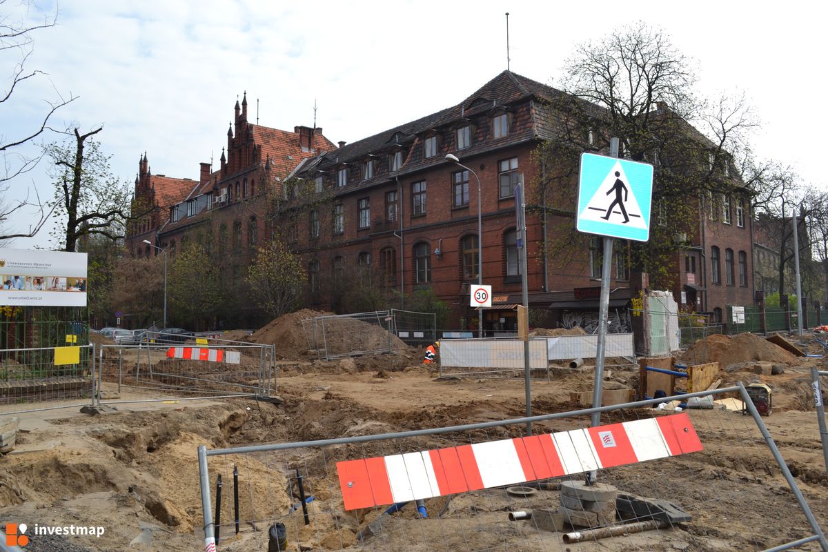 Zdjęcie [Wrocław] Przebudowa ciągu ulic Curie-Skłodowskiej - Wróblewskiego - Wystawowa - Mickiewicza fot. DJ Sowa 