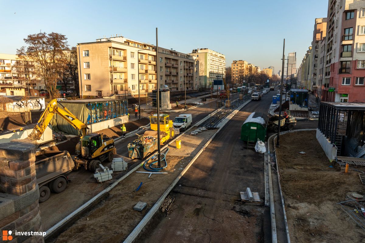 Zdjęcie [Warszawa] Budowa Stacji Metra linii M2 C7 - Młynów fot. Jakub Zazula 