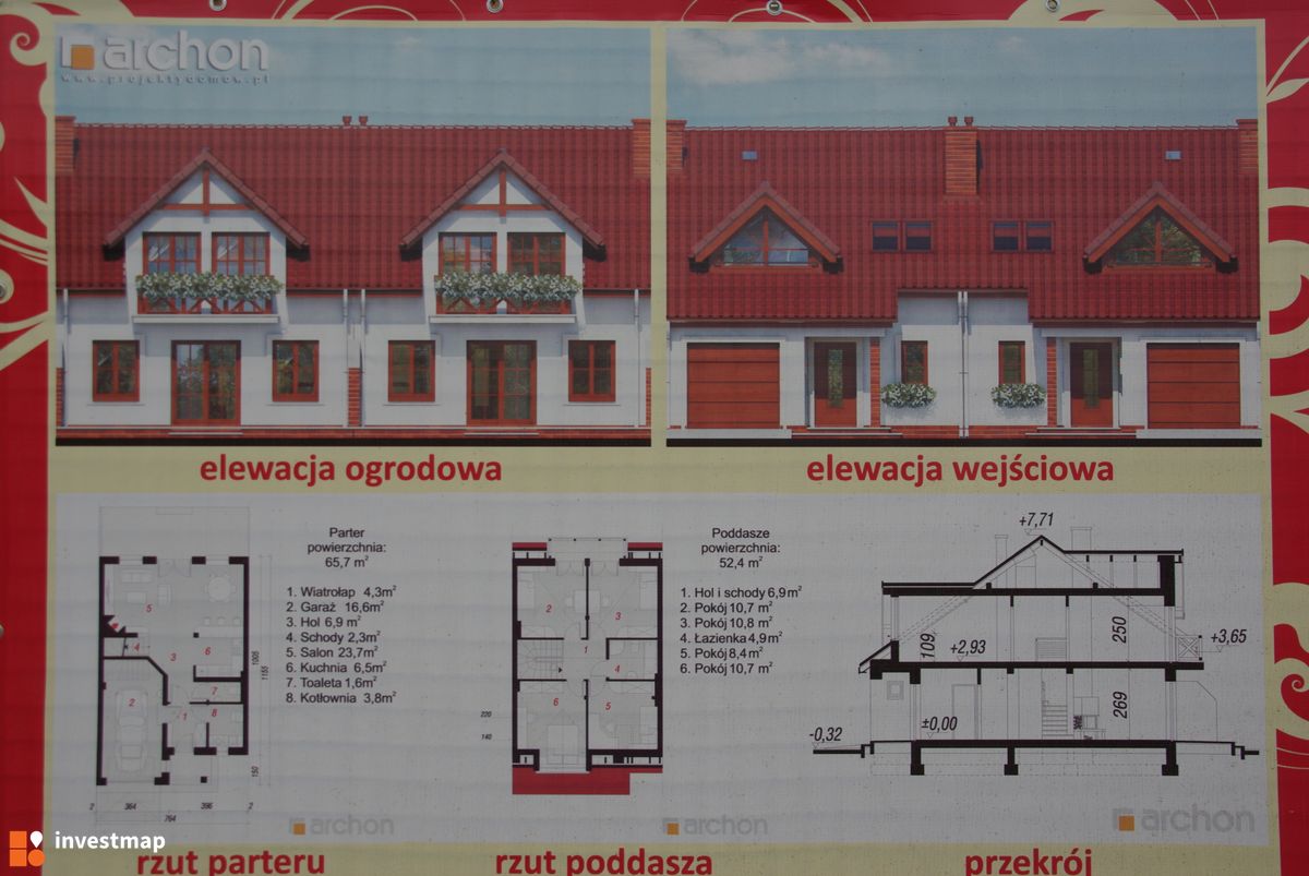 Wizualizacja [Dąbrowa Górnicza] Budynki jednorodzinne, ul. Limanowskiego dodał Lukander 