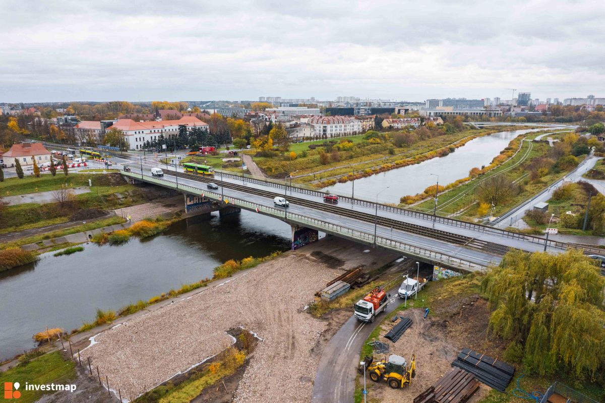 Zdjęcie Przebudowa mostu Chrobrego w Poznaniu fot. Jakub Zazula 