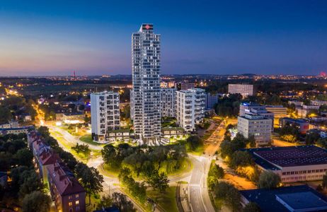 W Katowicach powstaje kompleks wielofunkcyjny ATAL Sky+ ze 121-metrowym wieżowcem [ZDJĘCIA+WIZUALIZACJE]