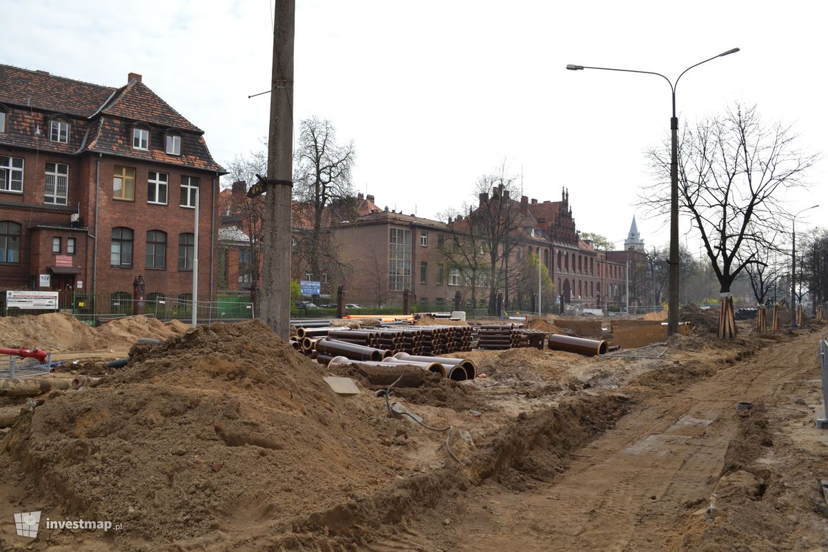 Zdjęcie [Wrocław] Przebudowa ciągu ulic Curie-Skłodowskiej - Wróblewskiego - Wystawowa - Mickiewicza fot. DJ Sowa 