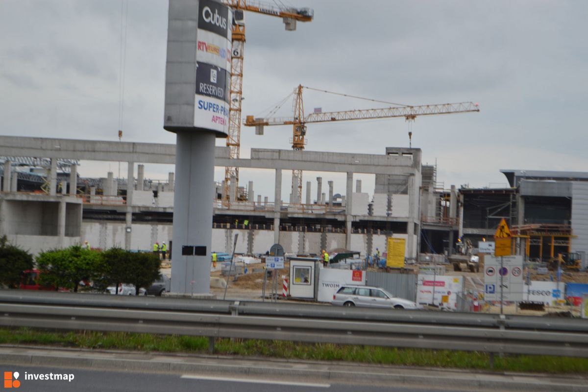 Zdjęcie Park Handlowy "Aleja Bielany" (rozbudowa) i "Ikea" fot. Jan Augustynowski