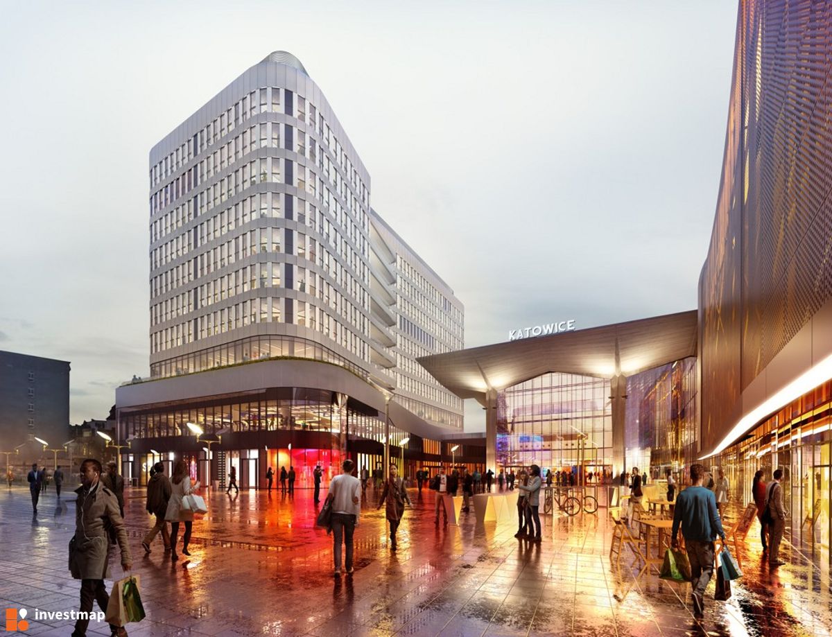 Wizualizacja [Katowice] Biurowiec "Grand Central" dodał Damian Daraż 