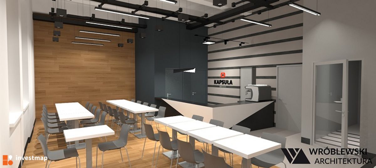 Wizualizacja Kapsuła Hostel  