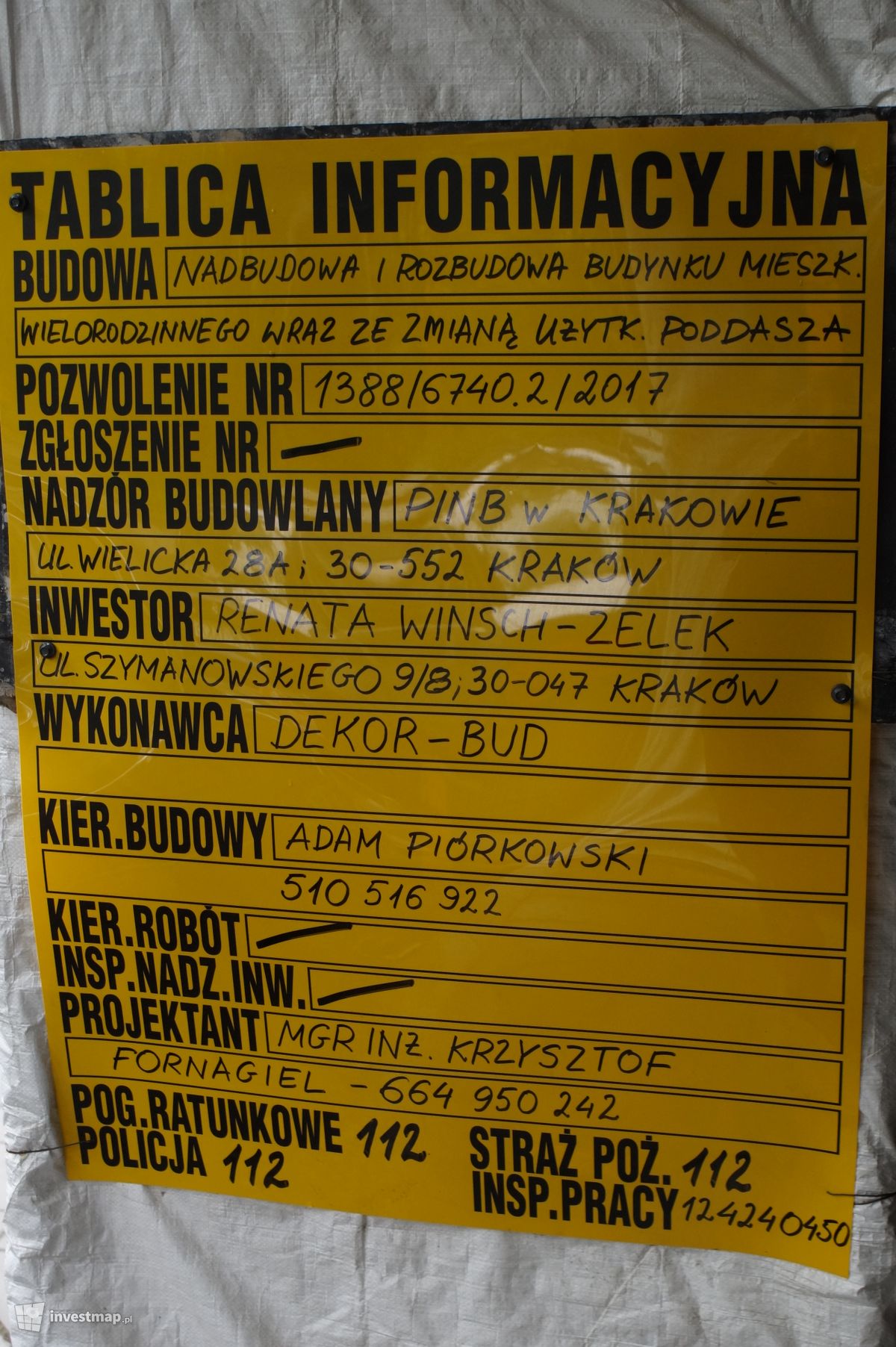 Zdjęcie [Kraków] Remont Kamienicy, ul. Szymanowskiego 9 fot. Damian Daraż 