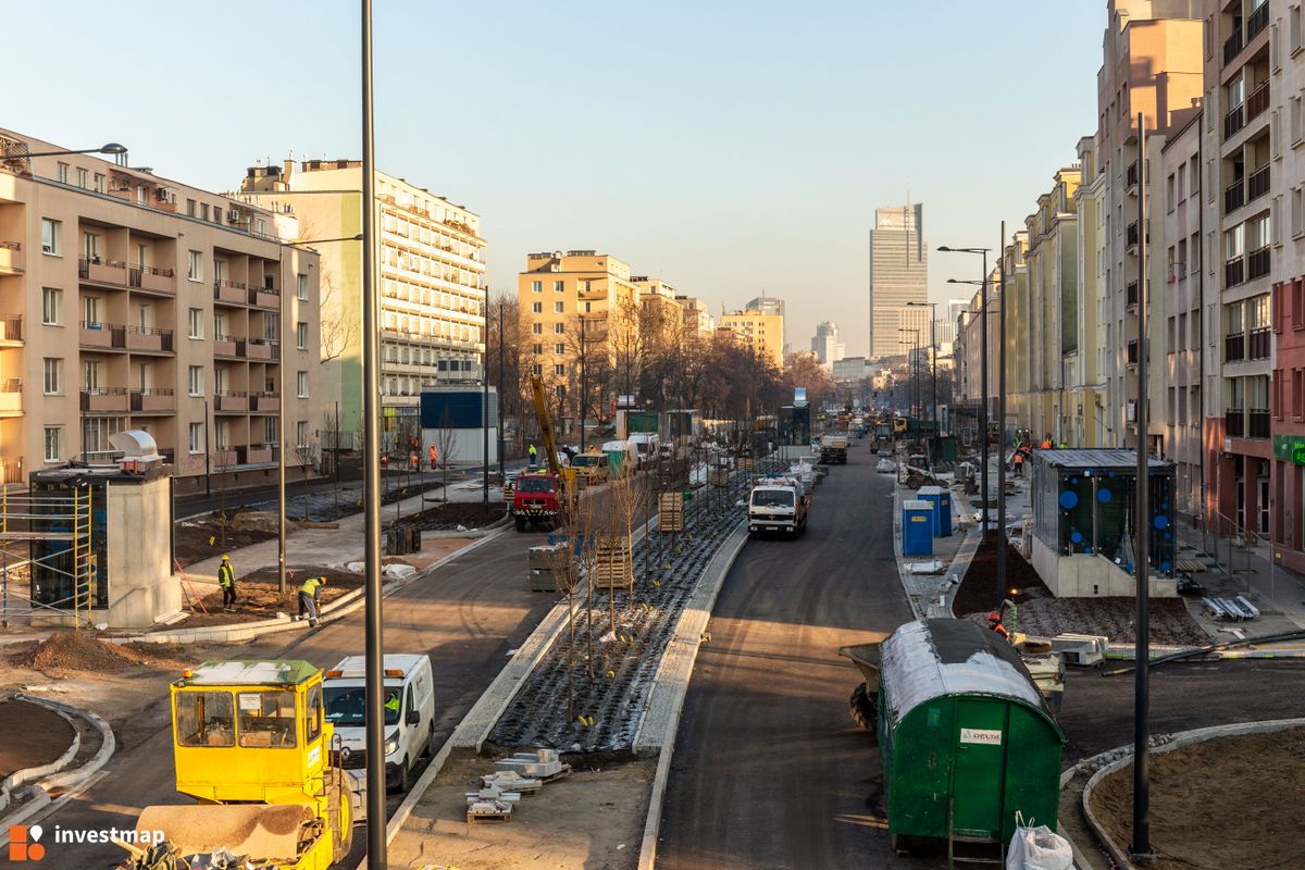 Zdjęcie [Warszawa] Budowa Stacji Metra linii M2 C7 - Młynów fot. Jakub Zazula 