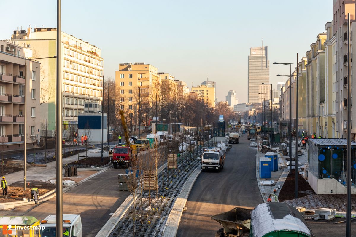 Zdjęcie [Warszawa] Budowa Stacji Metra linii M2 C7 - Młynów fot. Jakub Zazula 