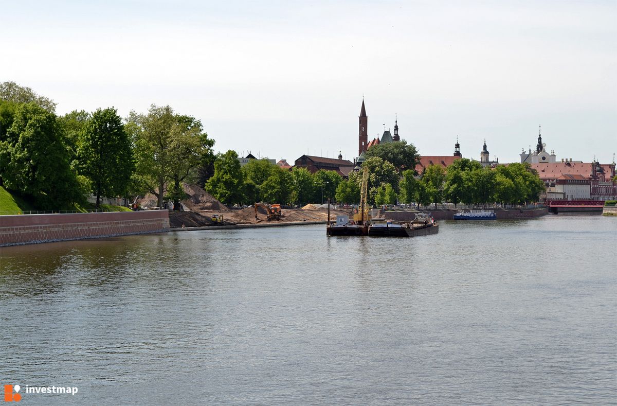 Zdjęcie [Wrocław] Bulwary im. Xawerego Dunikowskiego oraz Marii i Lecha Kaczyńskich (rewitalizacja) fot. alsen strasse 67 