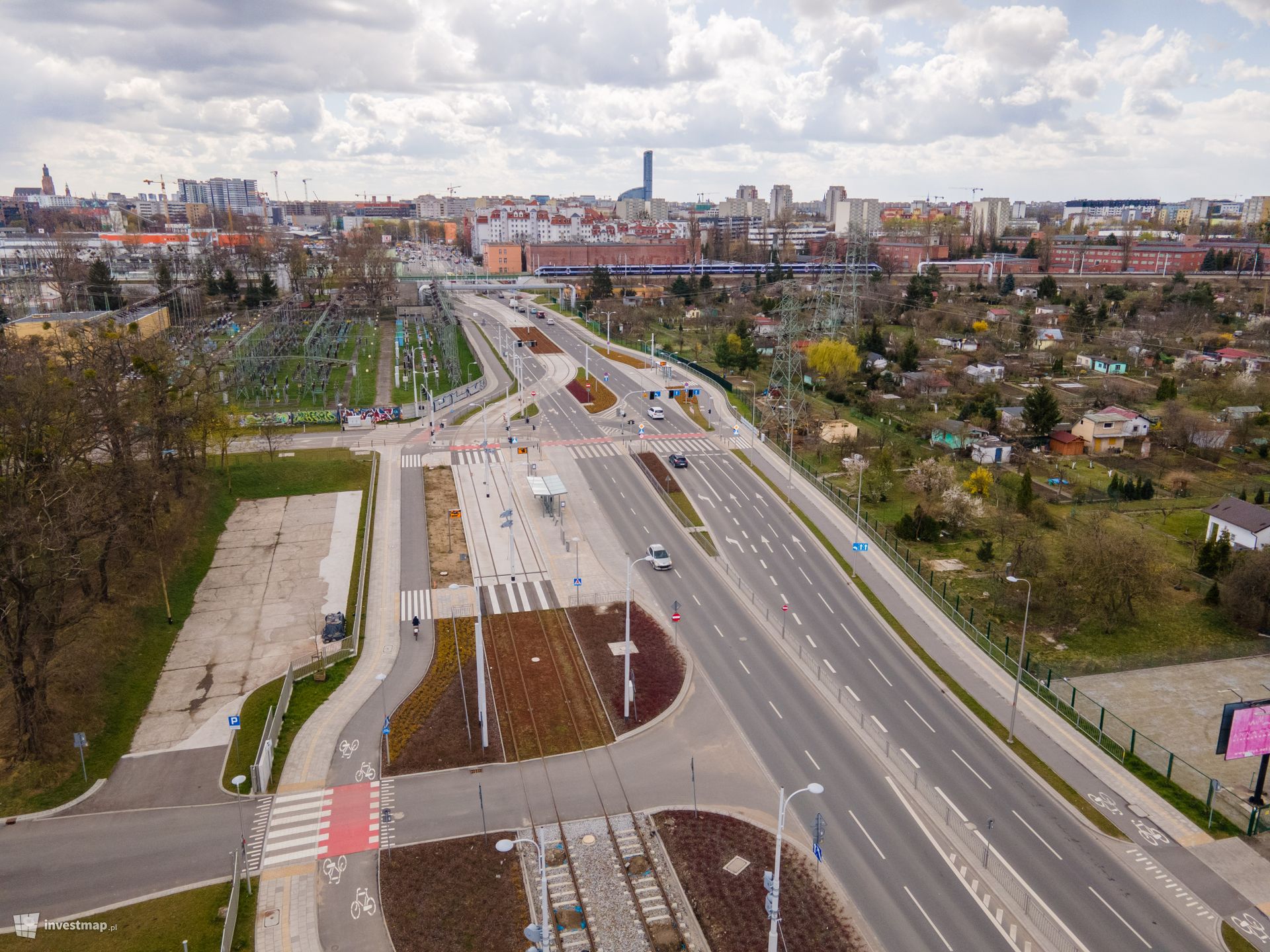 We Wrocławiu postępują prace na budowie nowej trasy tramwajowej przez Popowice 