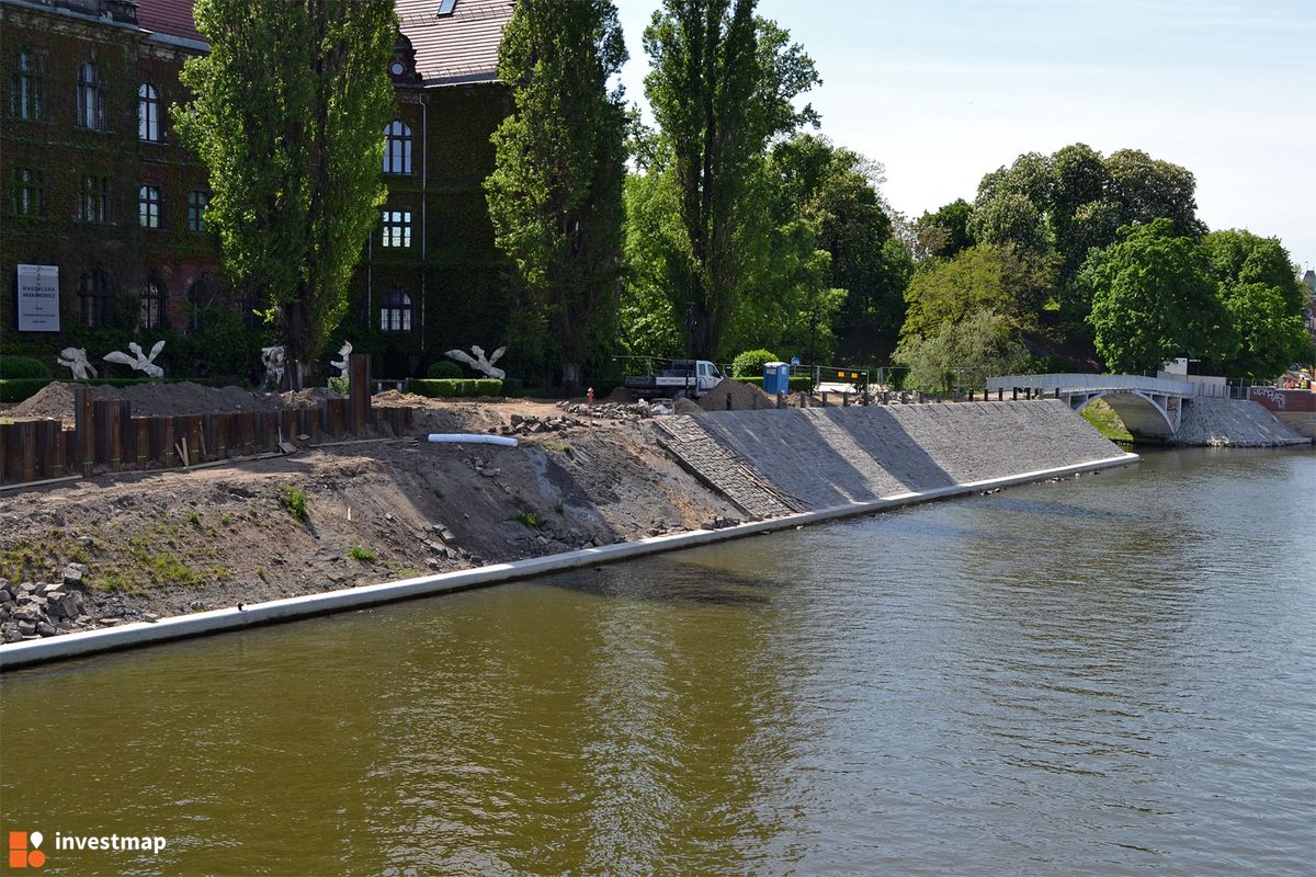 Zdjęcie [Wrocław] Bulwary im. Xawerego Dunikowskiego oraz Marii i Lecha Kaczyńskich (rewitalizacja) fot. alsen strasse 67 
