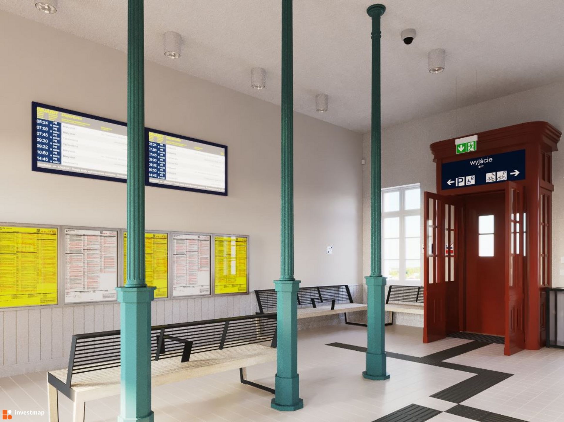 Remont dworca w Gąsocinie