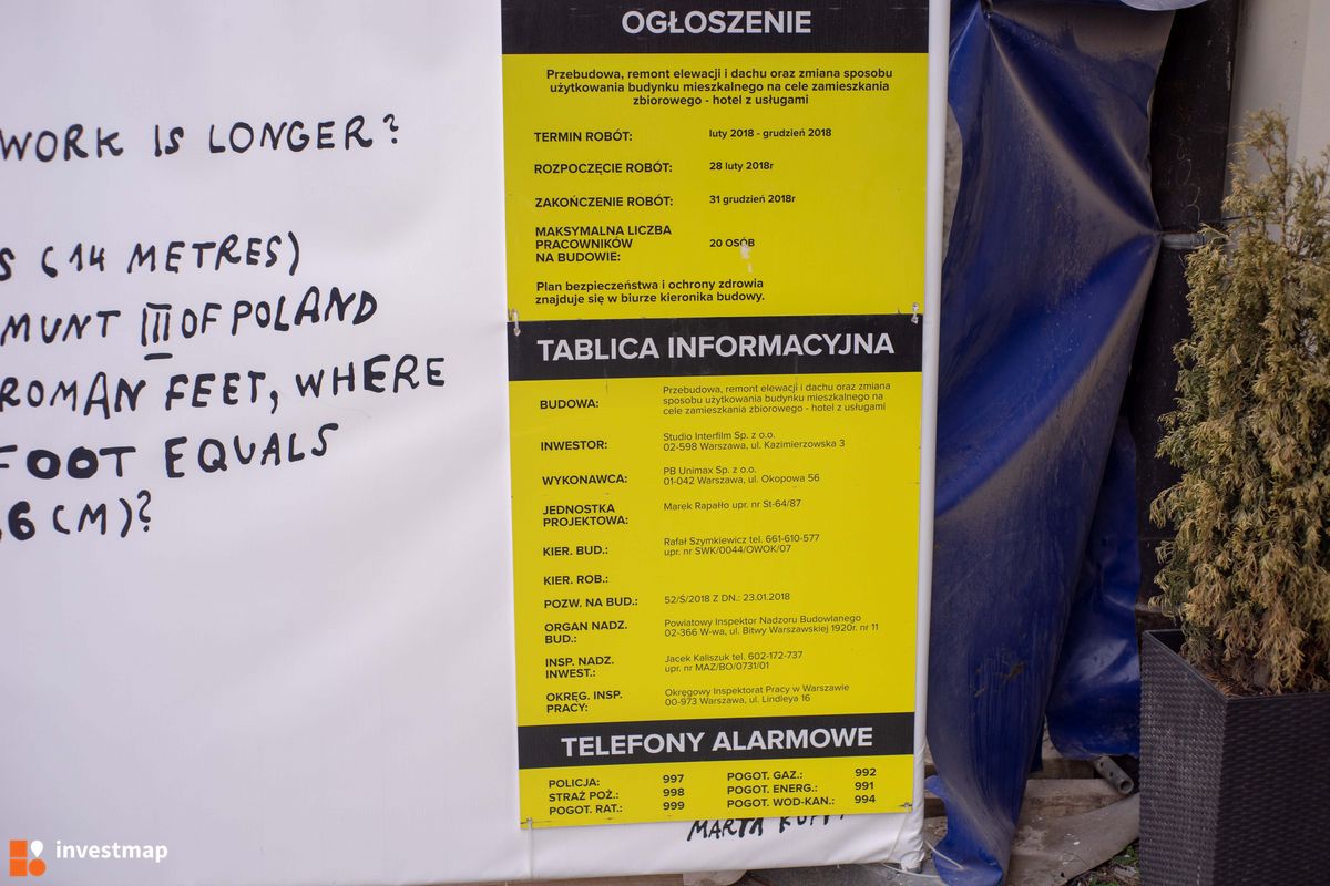 Zdjęcie [Warszawa] Remont kamienicy Nowy Świat 50 fot. Jakub Zazula 